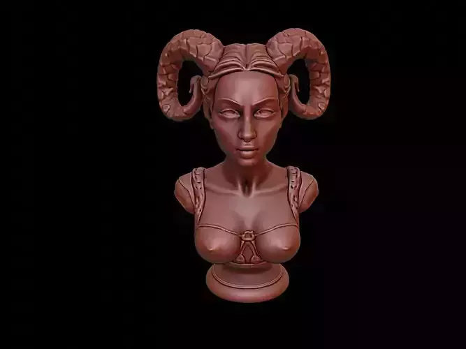Dryad Bust 3D print model