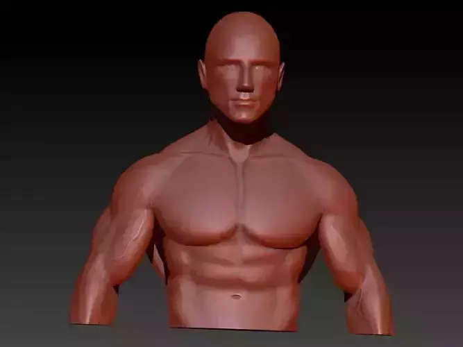 Bodybuilder pendant 3D print model Bodybuilder pendant 3D print model
