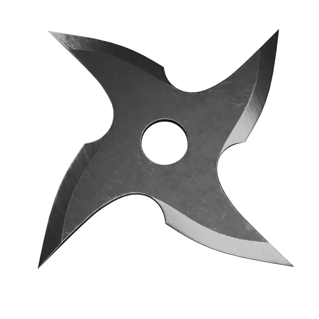 Shuriken Free low-poly 3D model_0