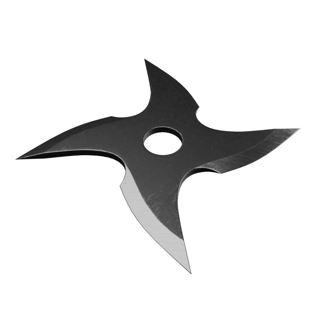 Shuriken Free low-poly 3D model_2