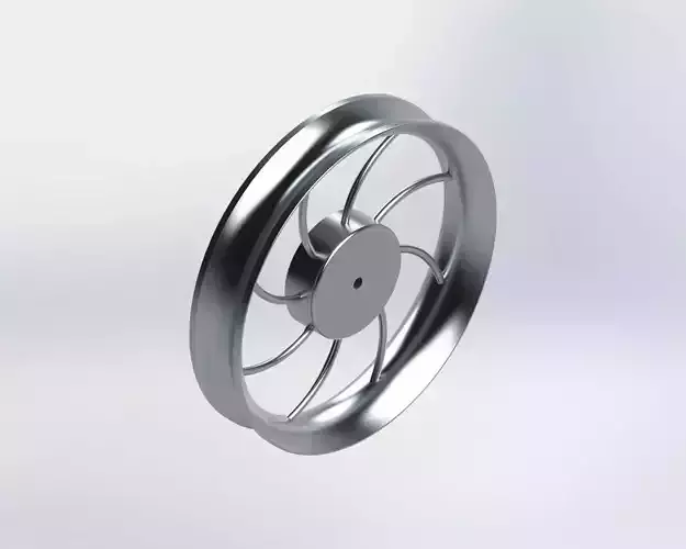 Motorcycle Rim 17 inch 3D model