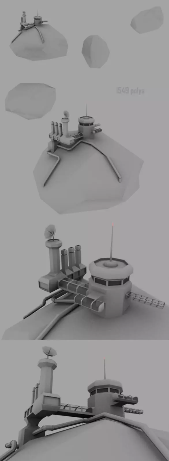 Mining Outpost Free 3D model_0