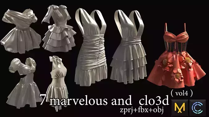 women s clothing collection at marvelous designer