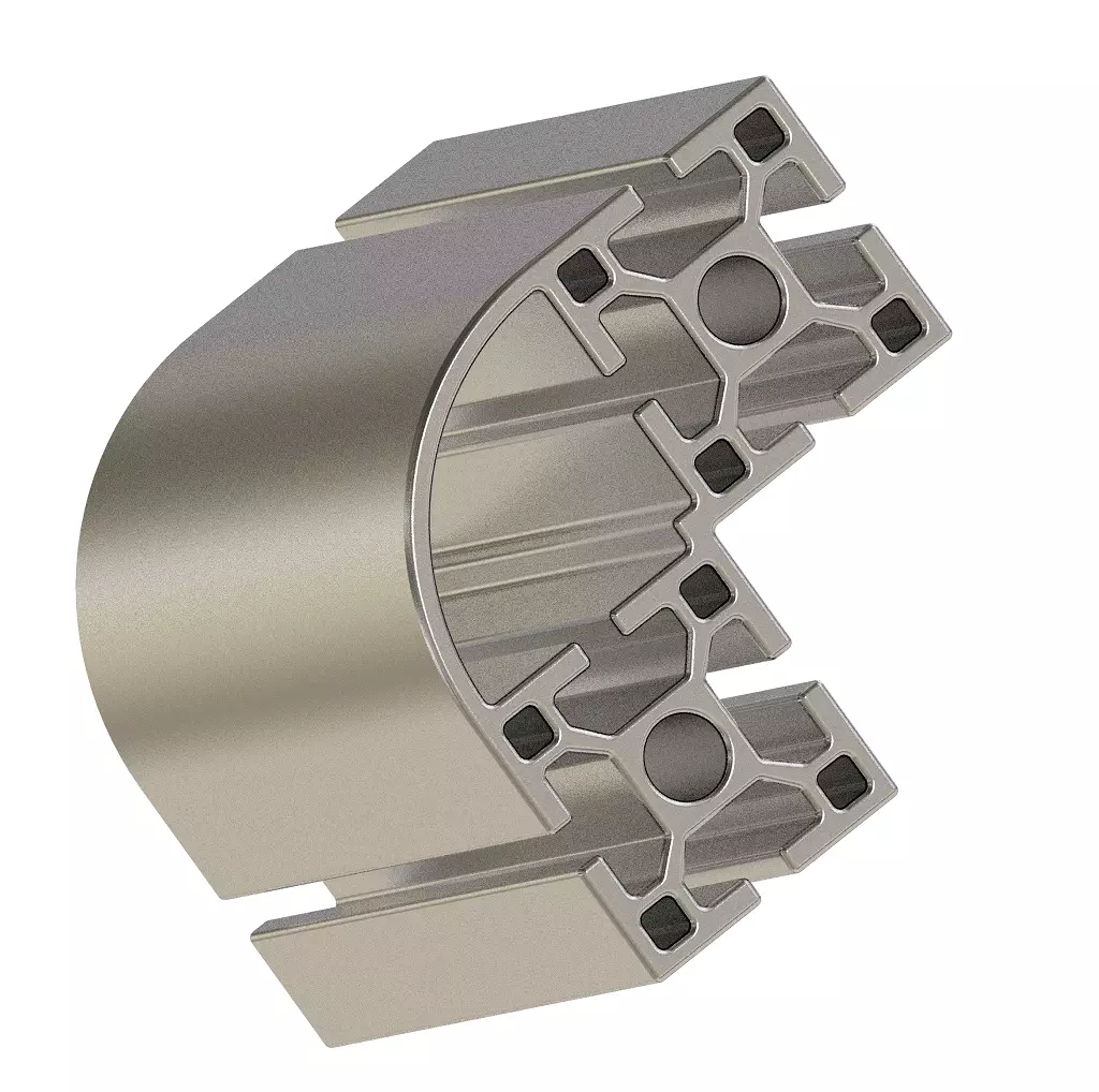 Exquisite Aluminium Profile 3D print model_0