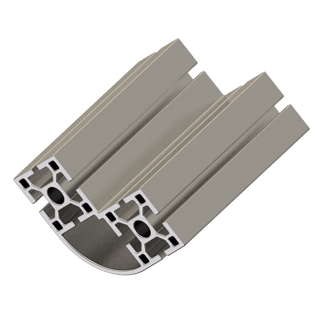 Exquisite Aluminium Profile 3D print model_2