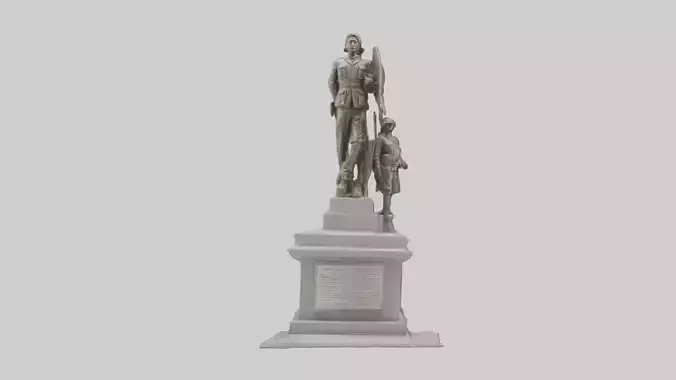 Defenders of Peace monument model