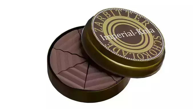 Imperial-Kola Chocolate WW2 Ration 3D model