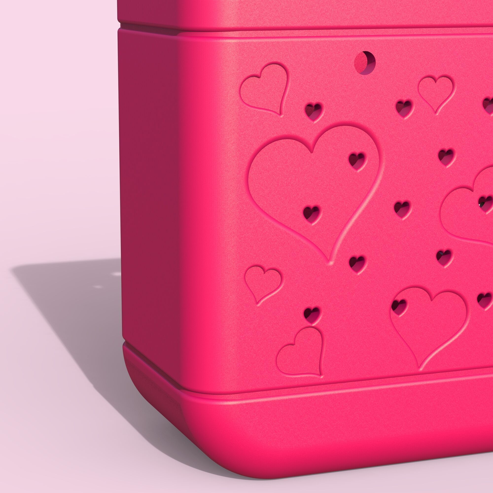 Heart Mini Bogg Bag - Bogg Bag Keychain - Love Bogg Bag 3D print model_4