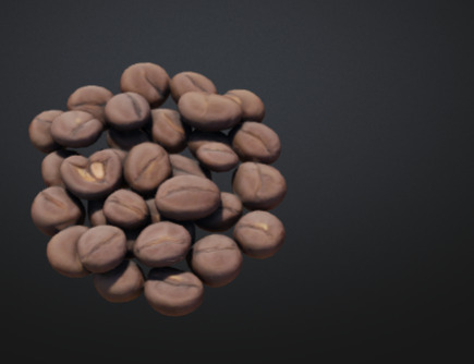BEANS OF COFFE 3D model_2