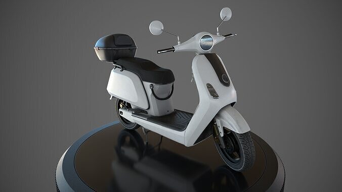 Electric Urban Scooter Low-poly 3D model