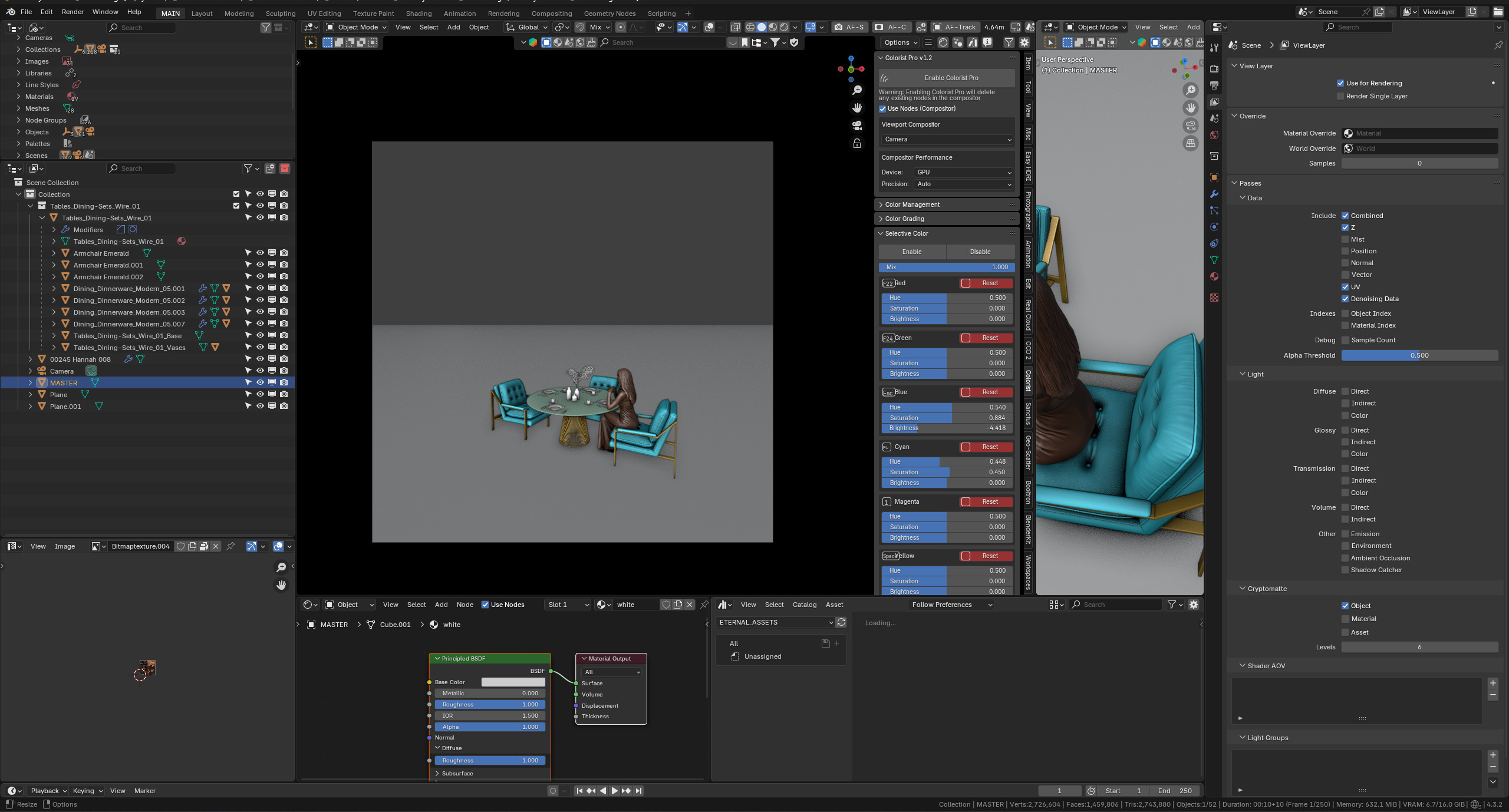 3D Blender Project Heavenly Reflections Surreal Design 3D model_5