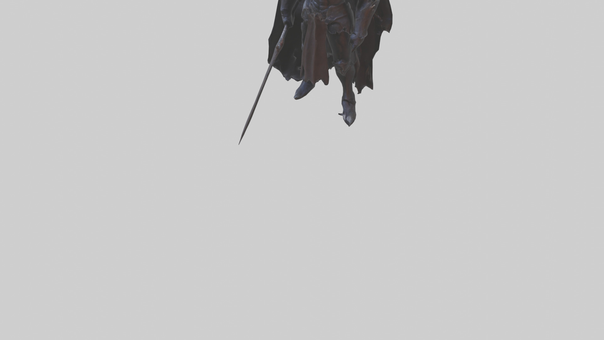 Demon Knight model Low-poly 3D model_7