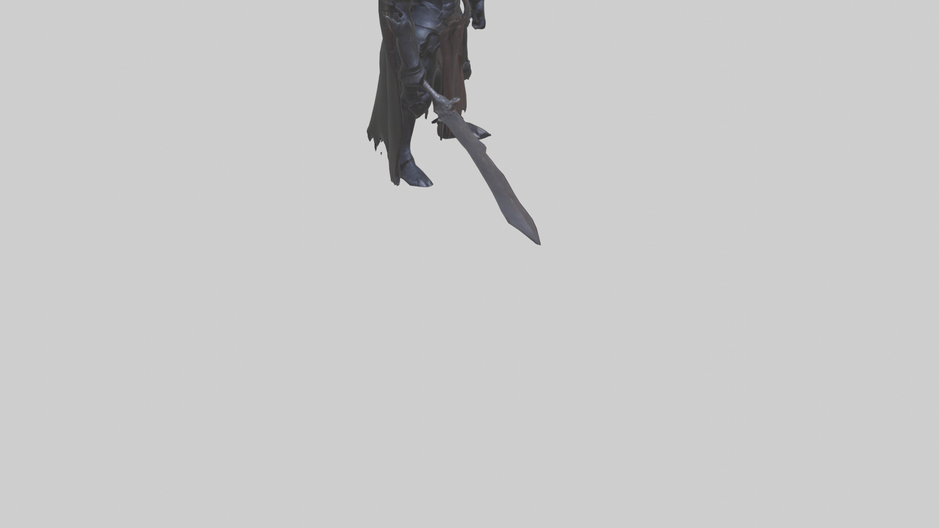 Demon Knight model Low-poly 3D model_8