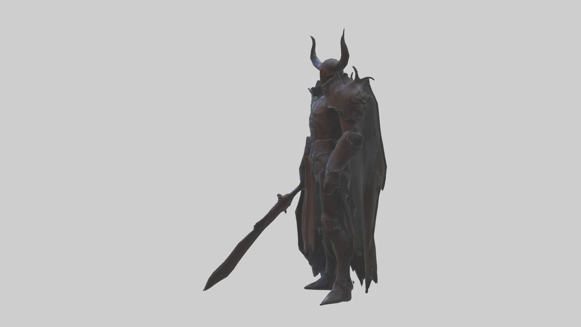 Demon Knight model Low-poly 3D model_22