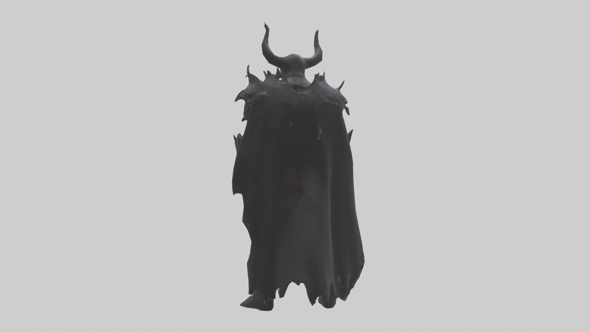 Demon Knight model Low-poly 3D model_2