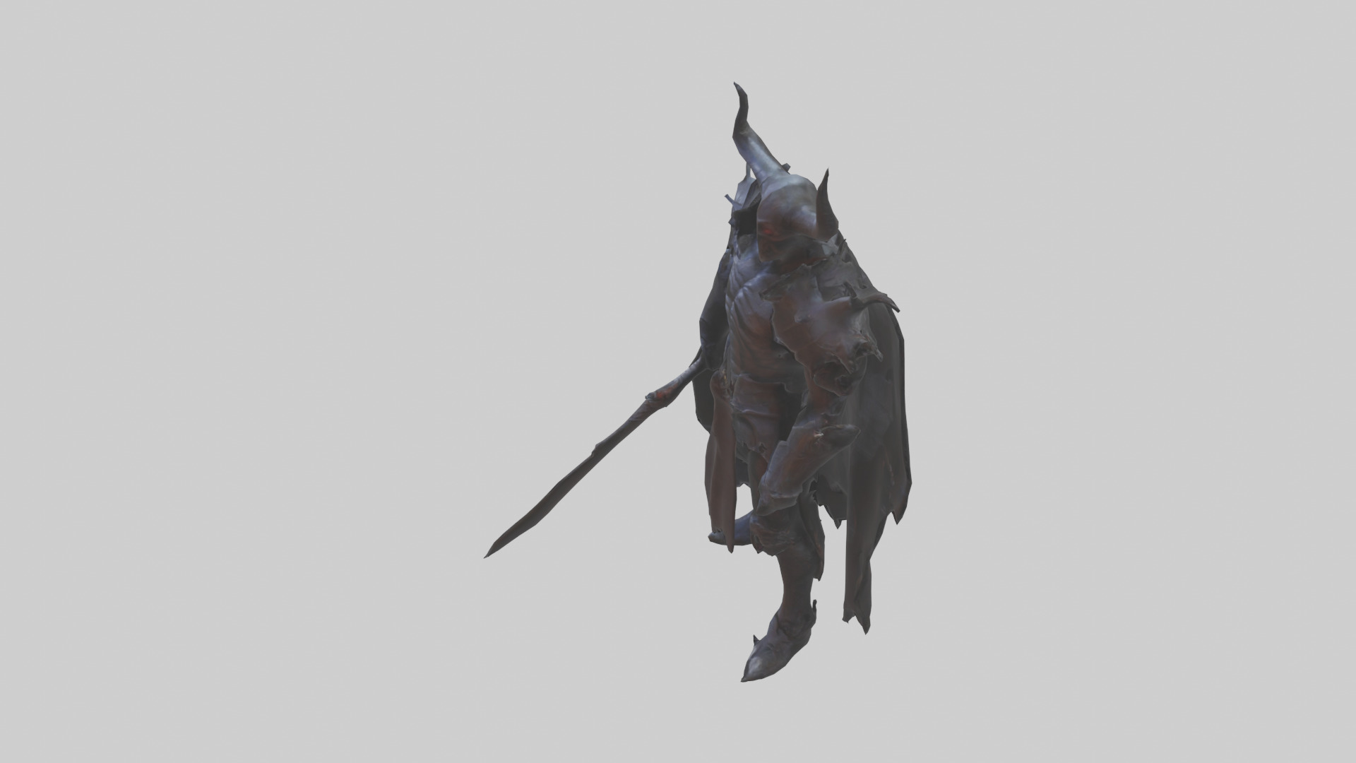 Demon Knight model Low-poly 3D model_27