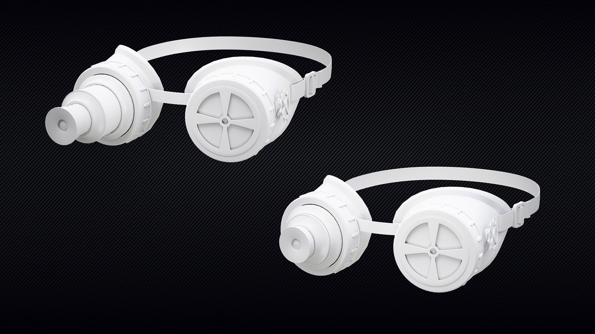 06 - Steampunk Goggles - Game Ready Low-poly 3D model_10