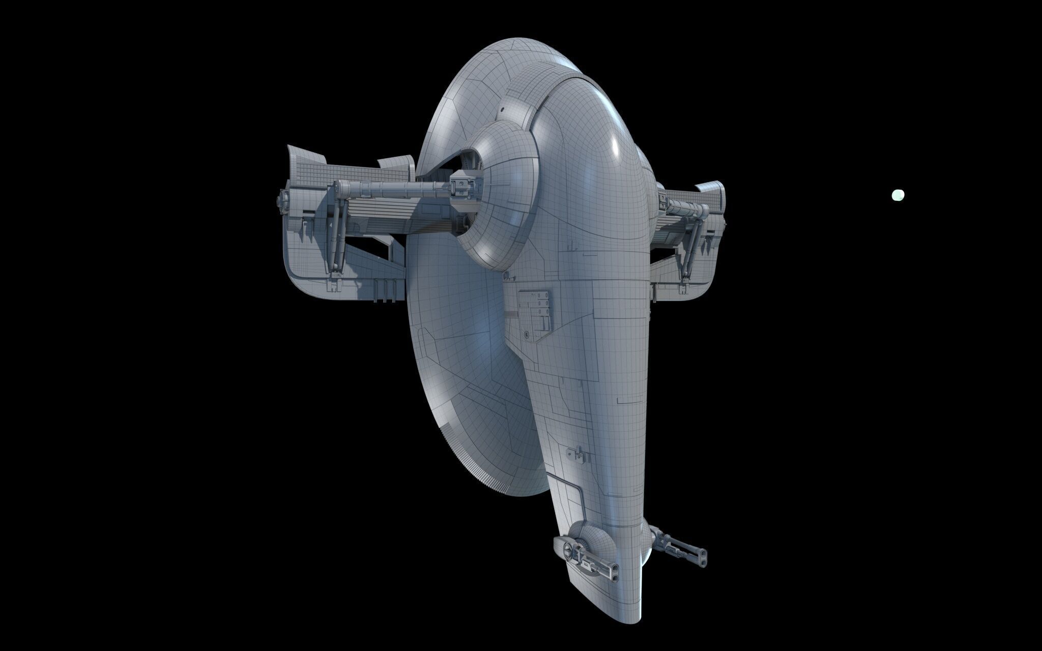 Slave 1 Star wars 3D model_9