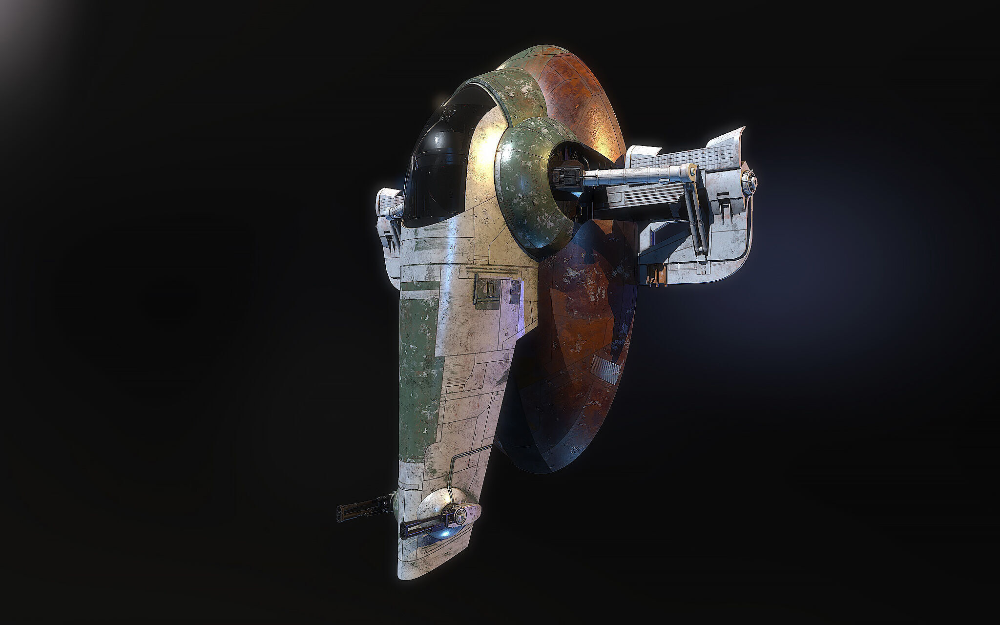 Slave 1 Star wars 3D model_1