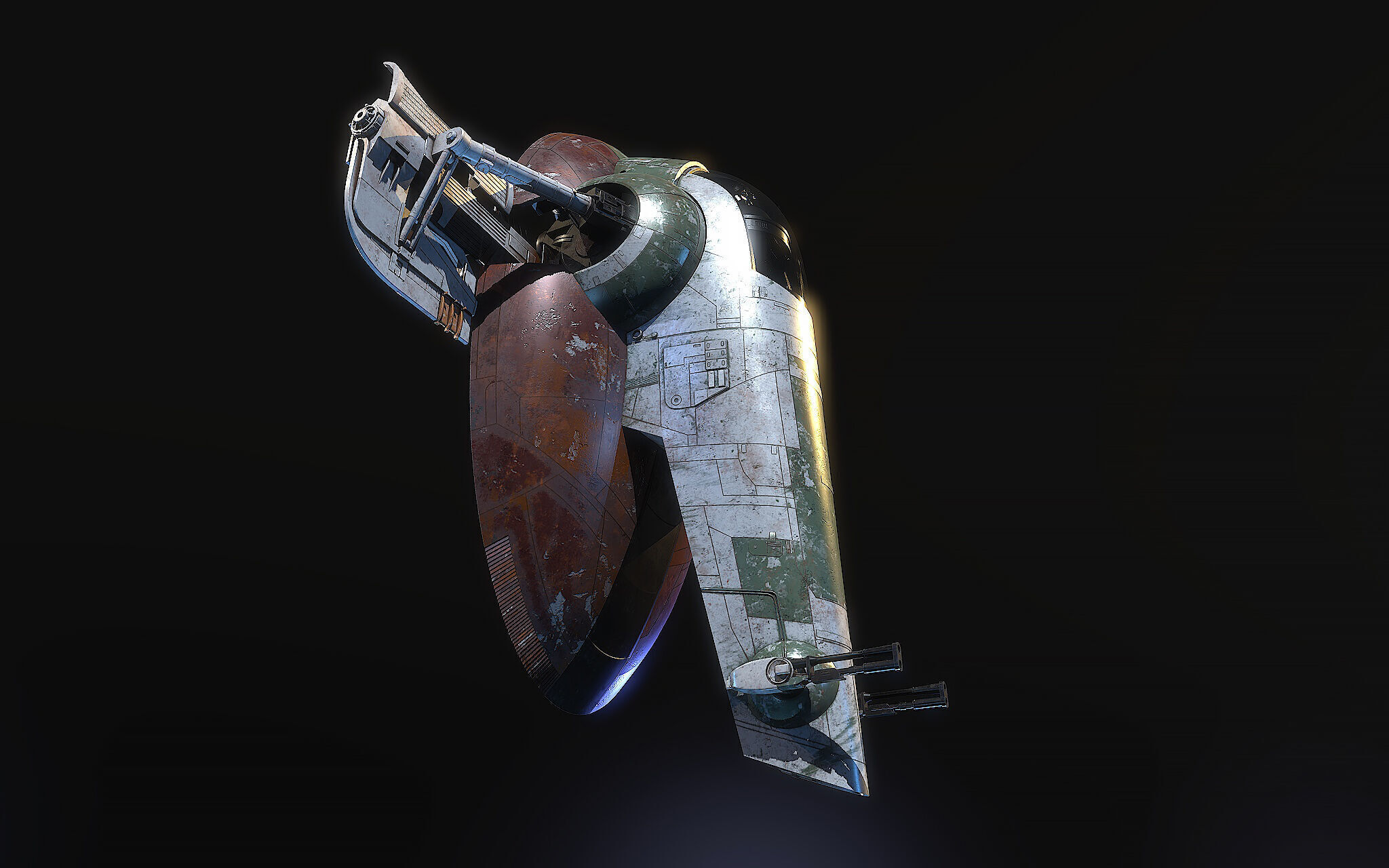 Slave 1 Star wars 3D model_2