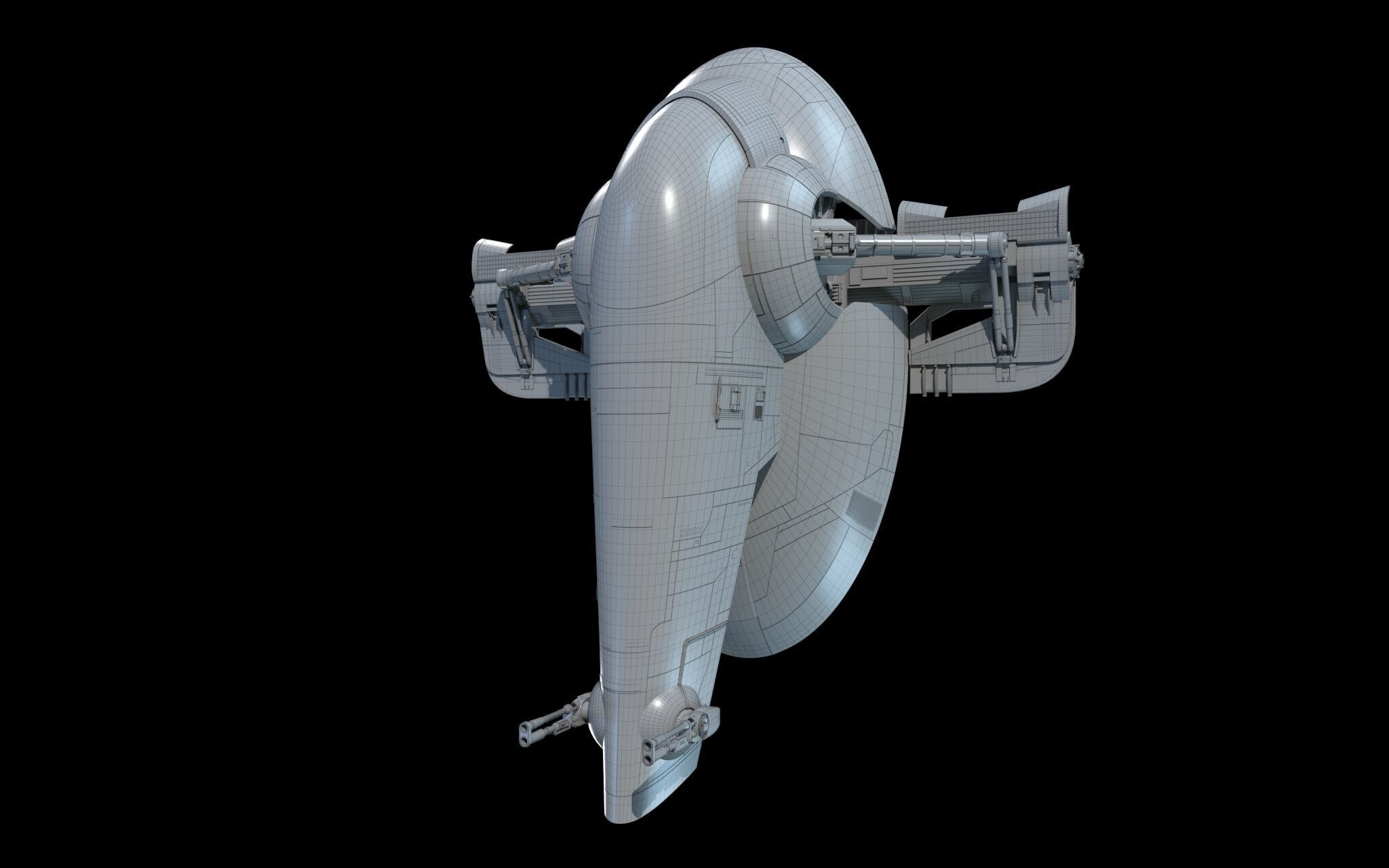 Slave 1 Star wars 3D model_10