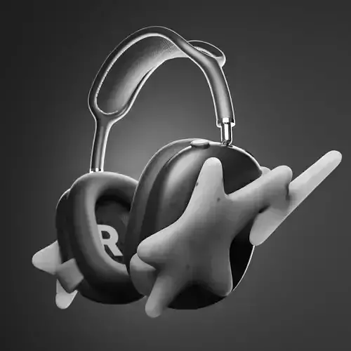 Candy Star AirPods Max attachment 3D print model