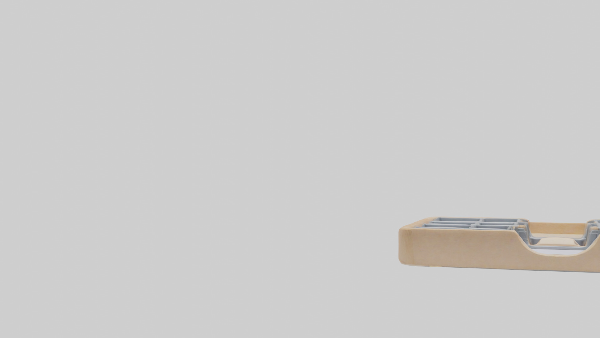 Desk Organizer Tray model Low-poly 3D model_21