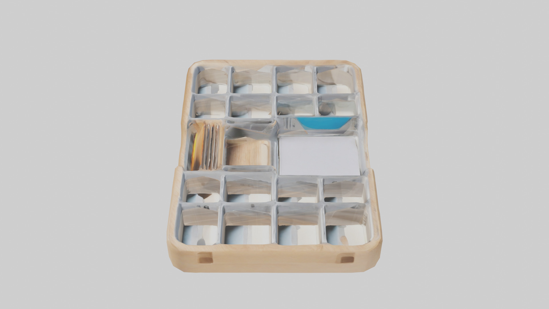 Desk Organizer Tray model Low-poly 3D model_28