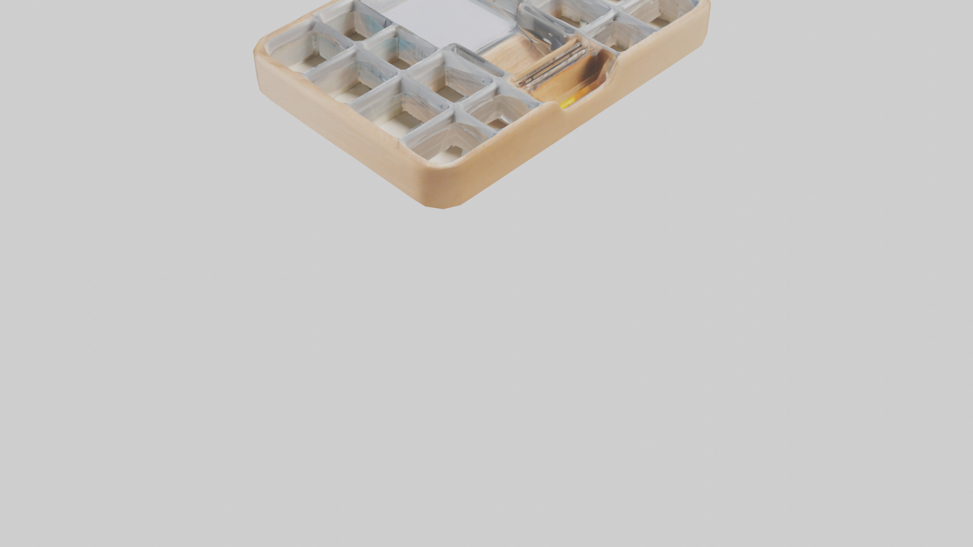 Desk Organizer Tray model Low-poly 3D model_3