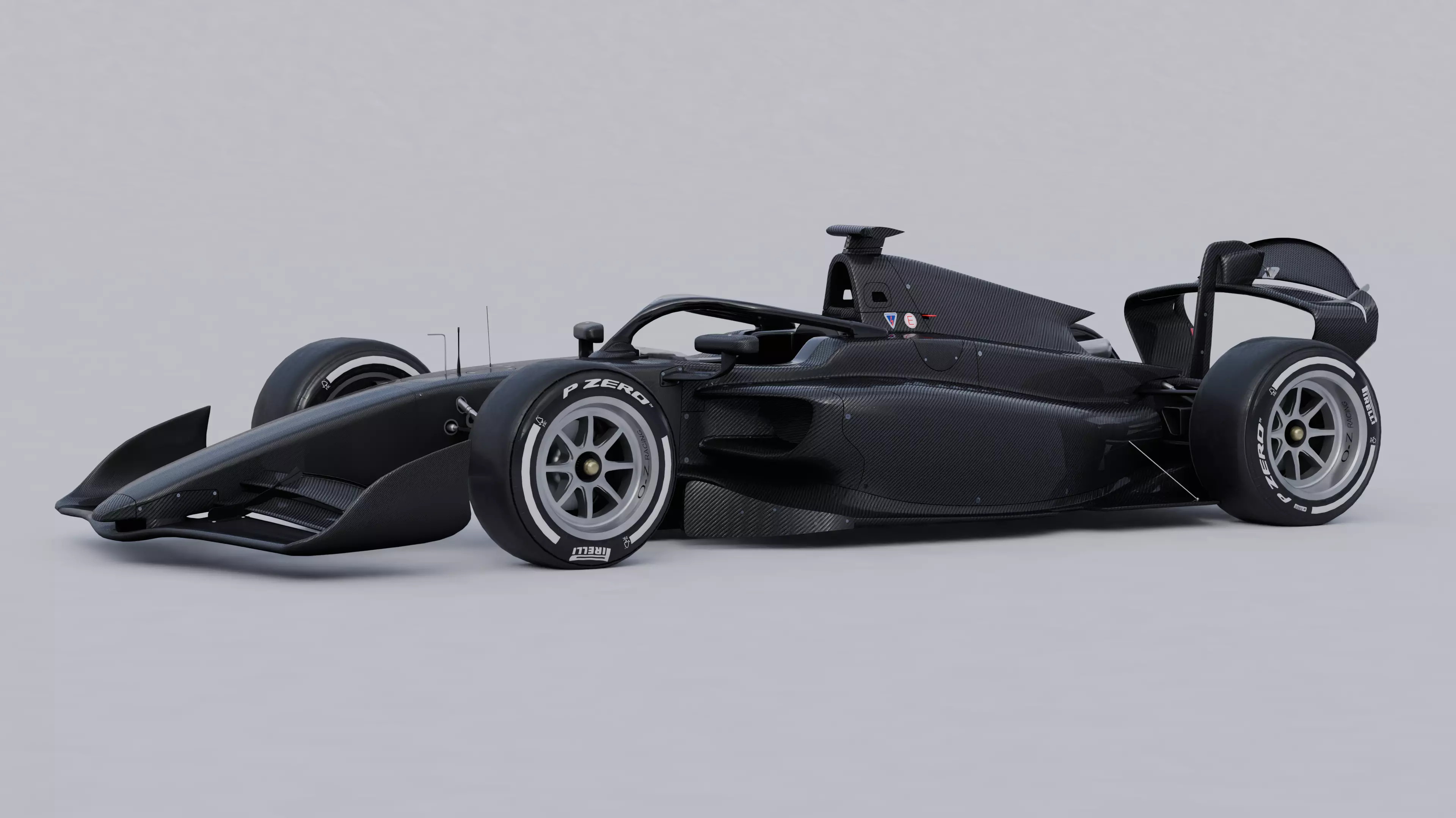 Formula 2 2024 Dallara 3D model_0