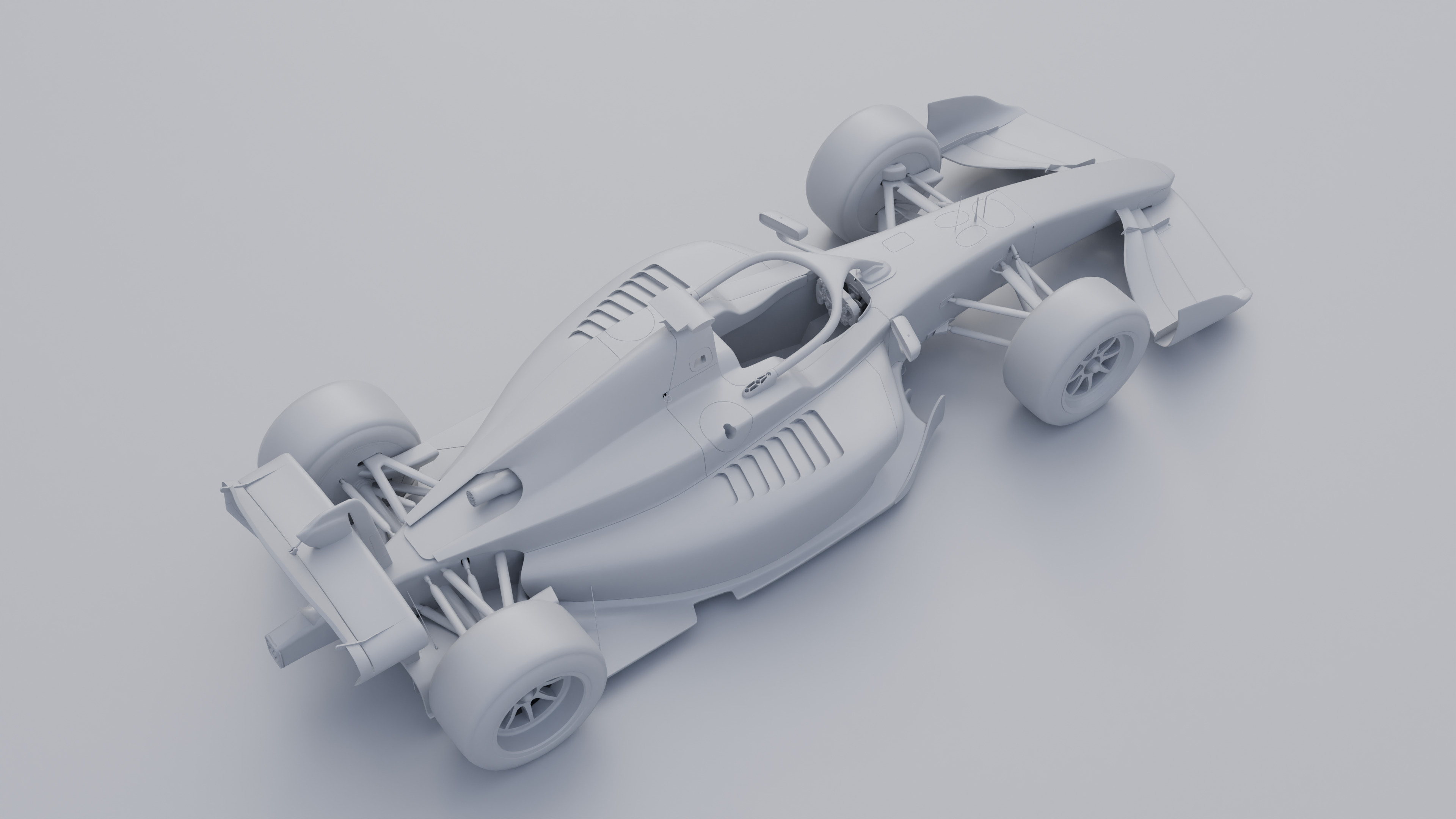 Formula 2 2024 Dallara 3D model_12