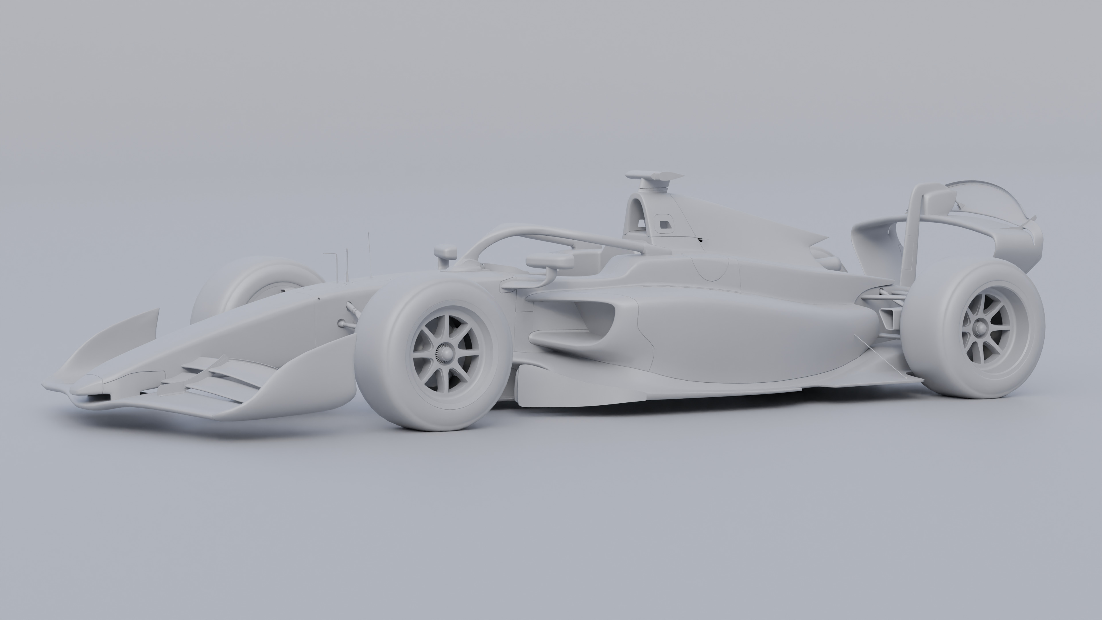 Formula 2 2024 Dallara 3D model_9
