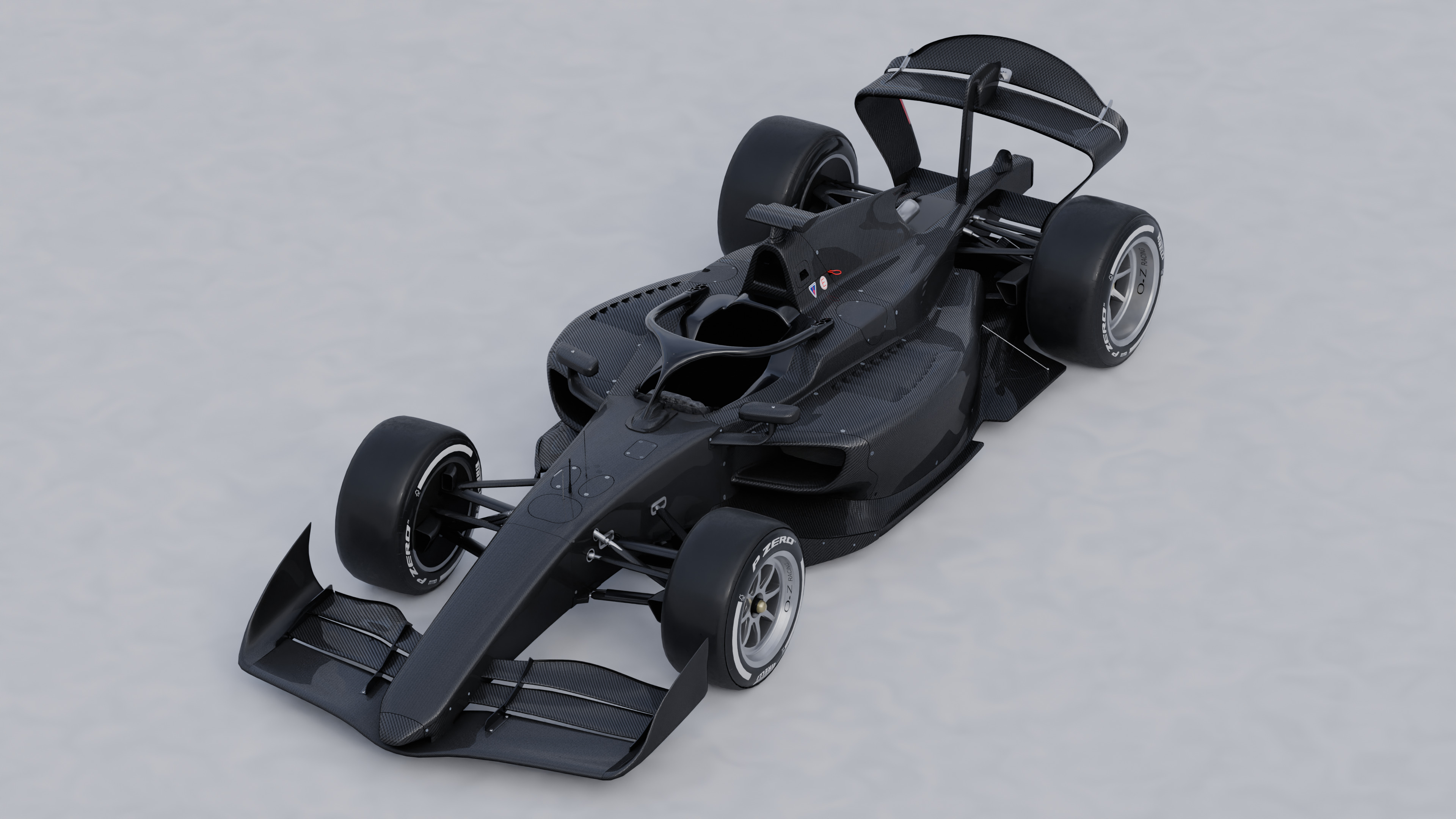 Formula 2 2024 Dallara 3D model_1