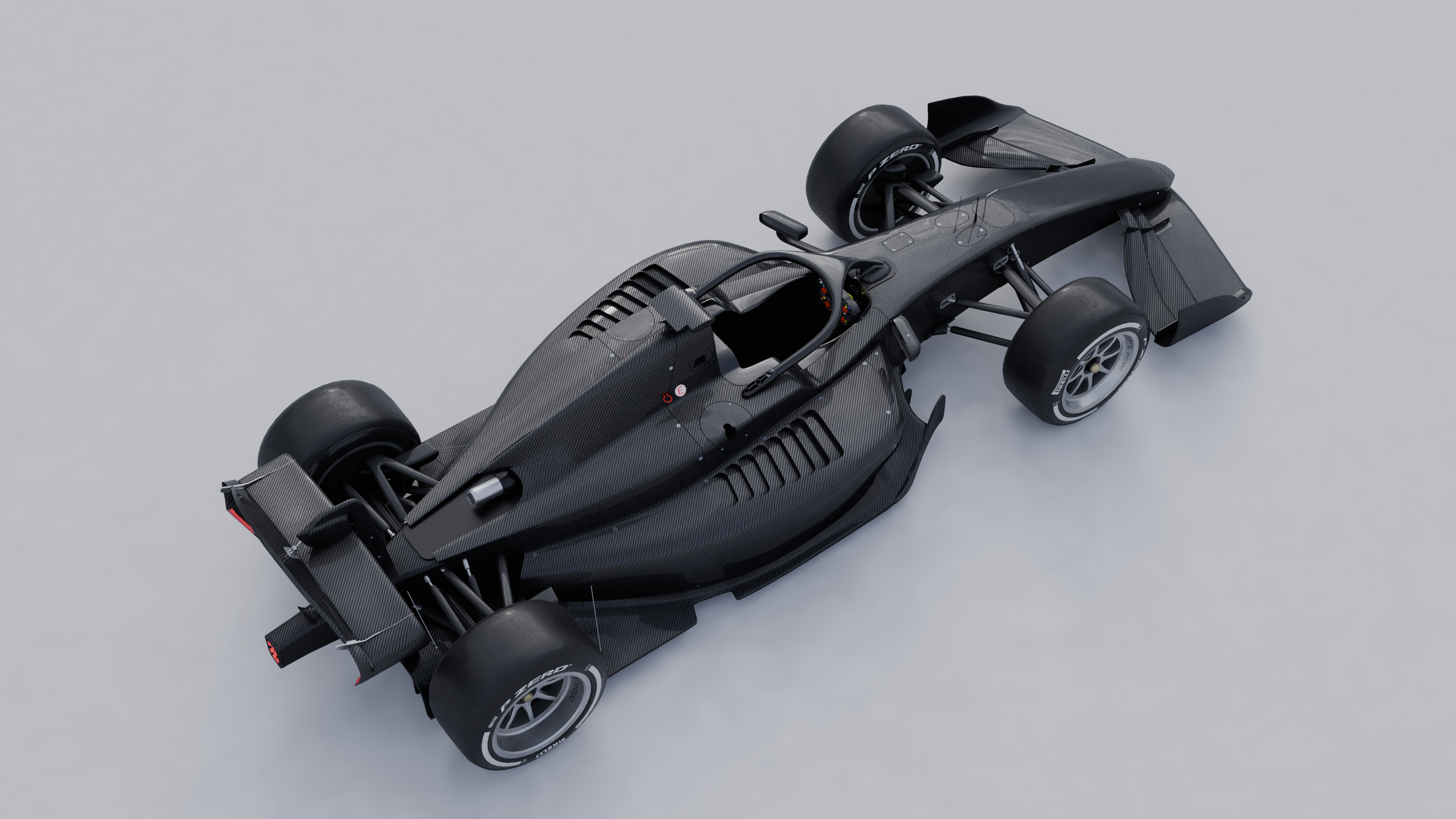 Formula 2 2024 Dallara 3D model_4