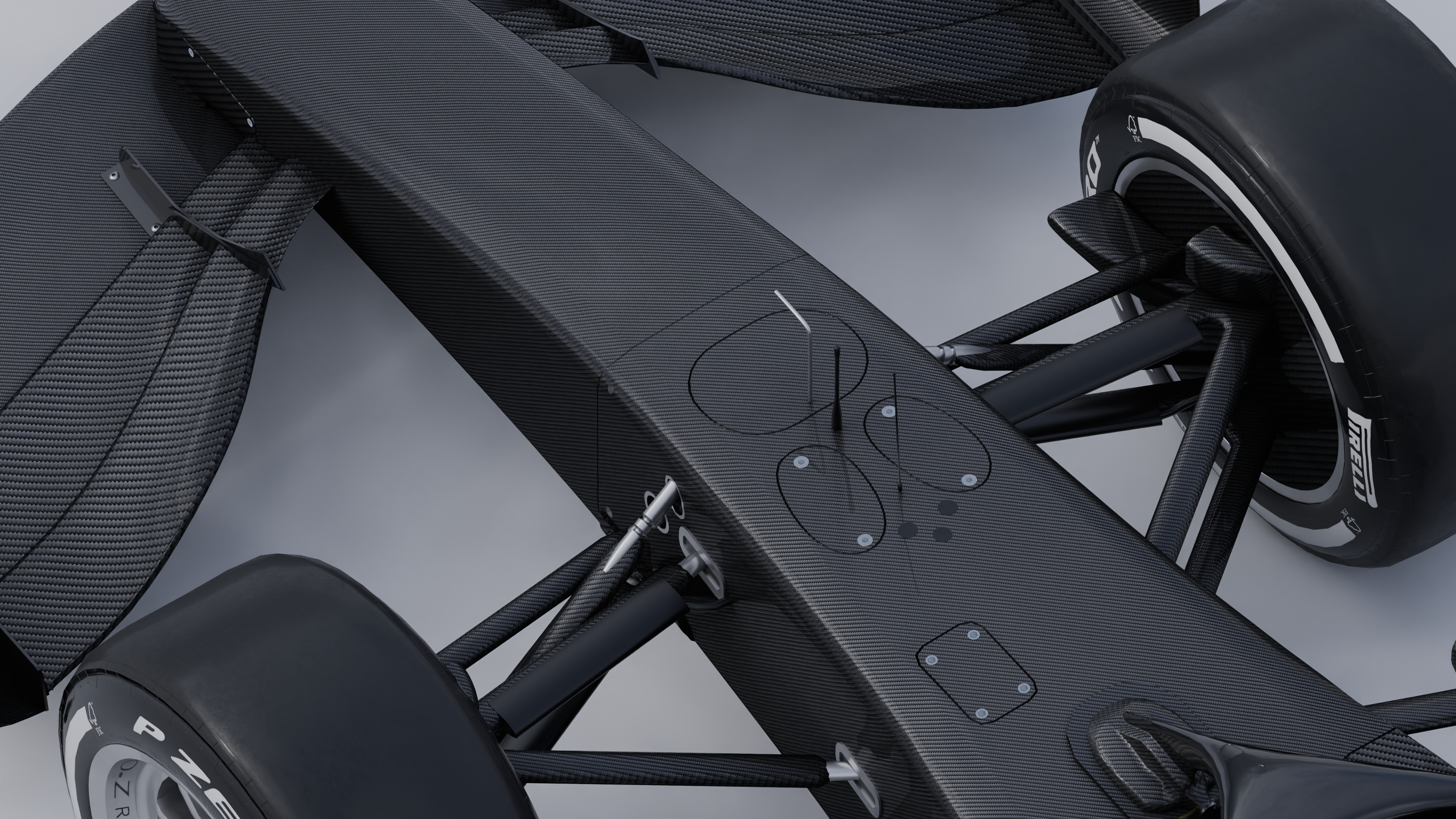 Formula 2 2024 Dallara 3D model_6