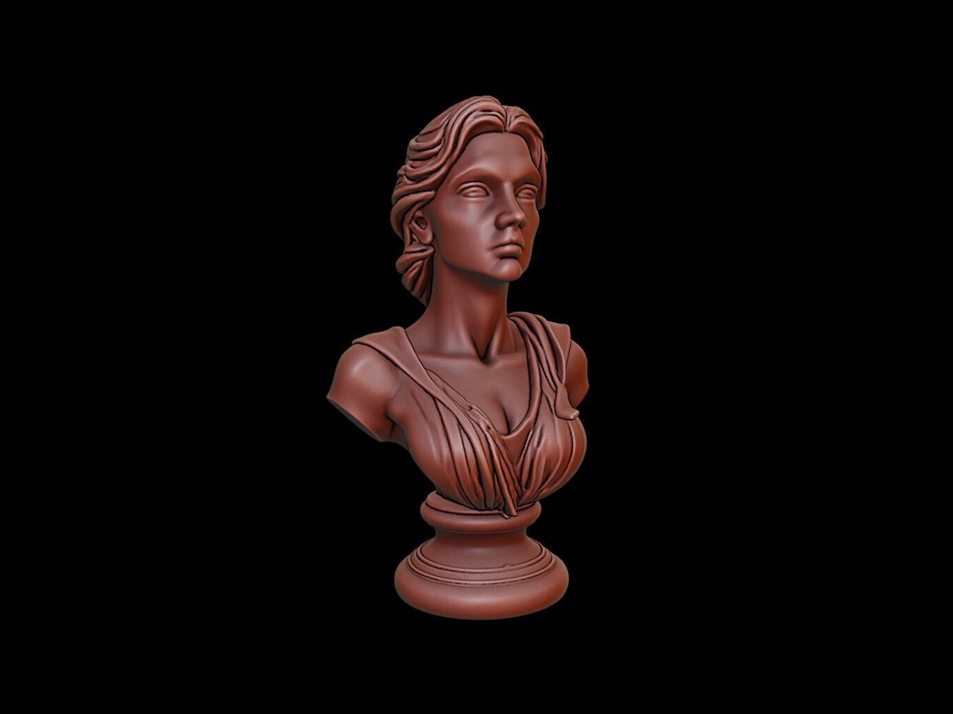 Helios Bust 3D print model_1