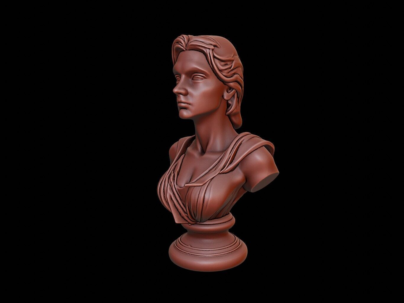 Helios Bust 3D print model_2