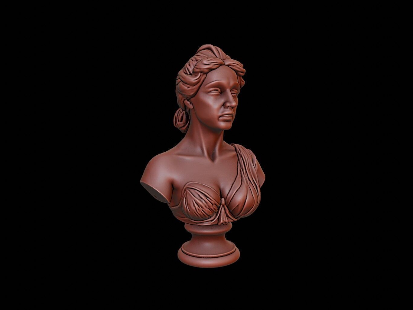 Hera Bust 3D print model_1