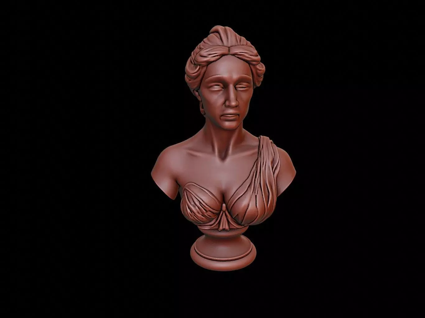 Hera Bust 3D print model_0