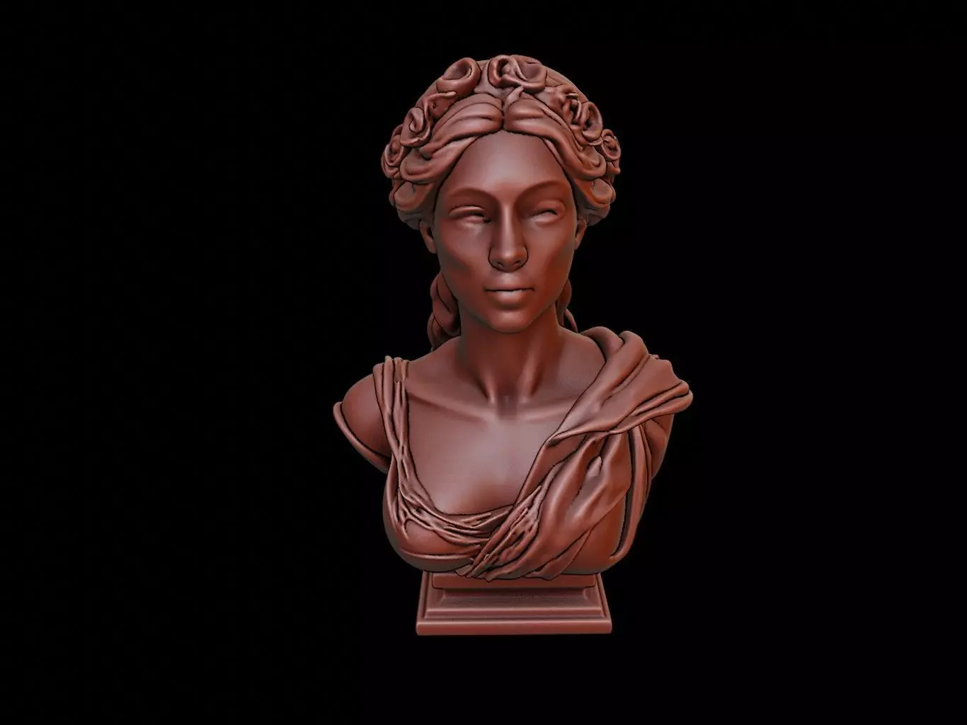 Hera Bust 3D print model_0