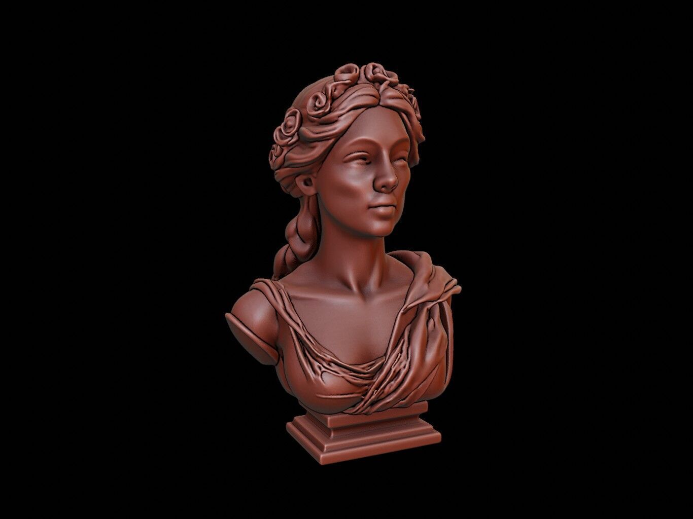 Hera Bust 3D print model_1