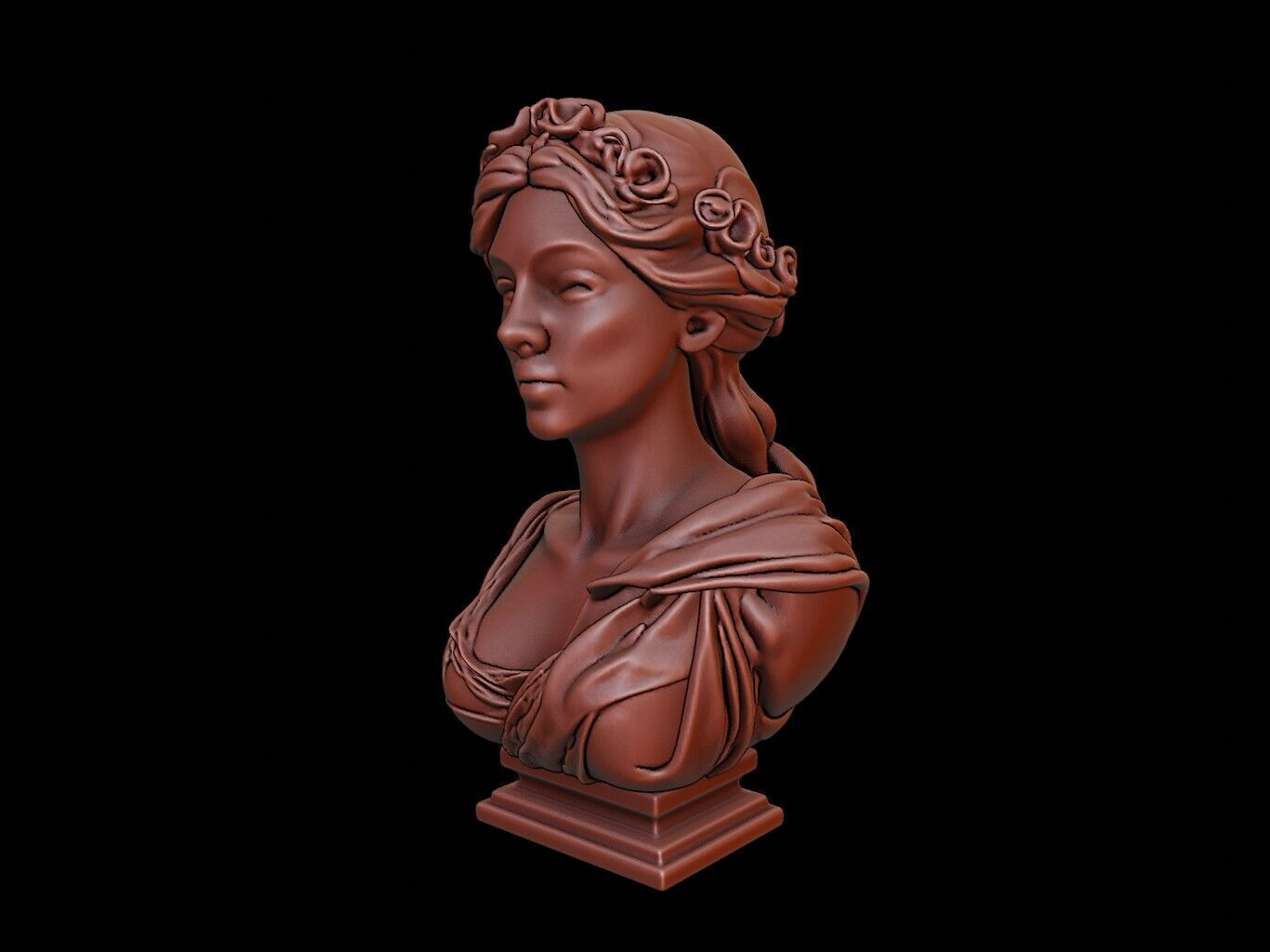 Hera Bust 3D print model_2