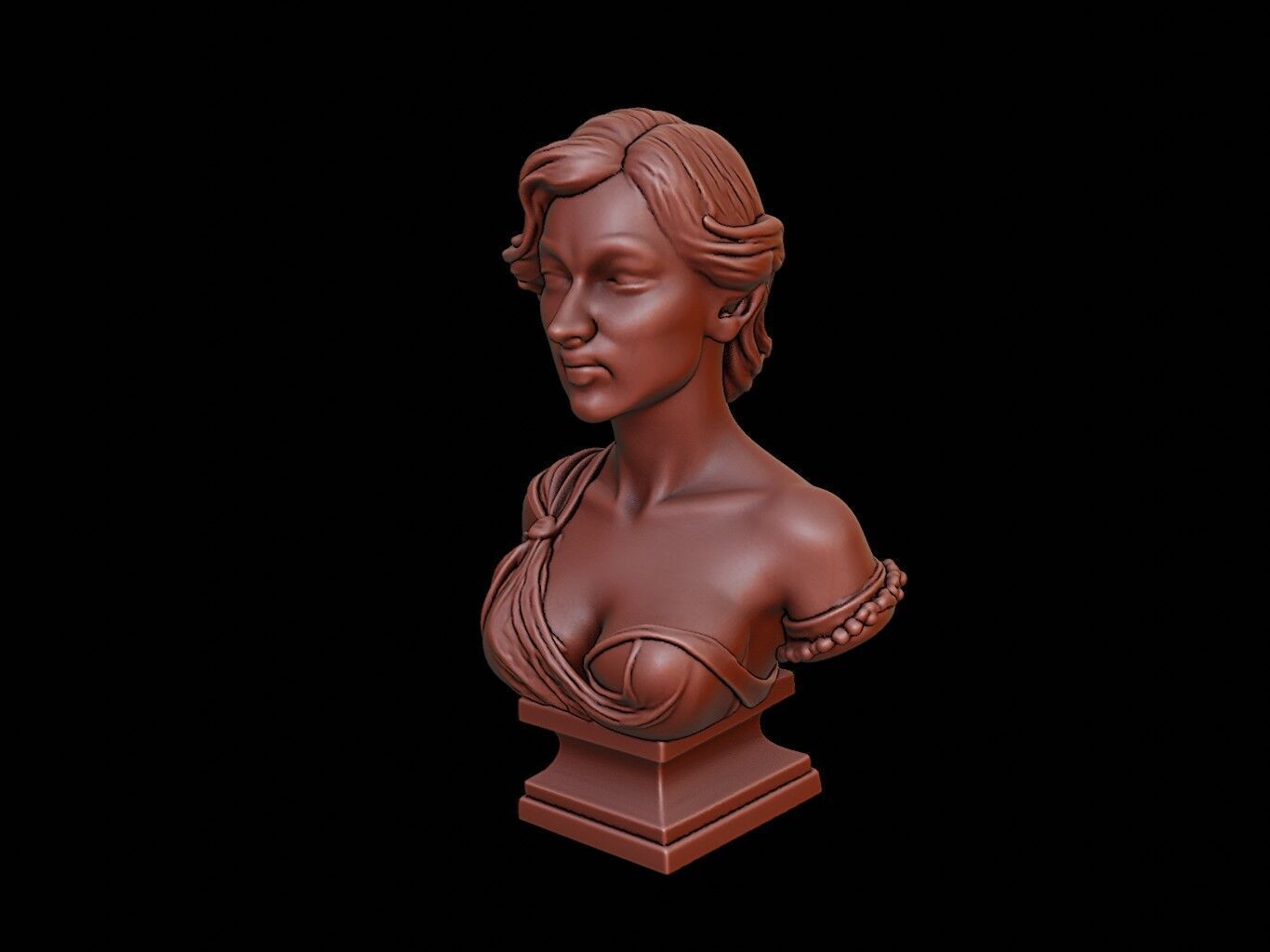 Hera Bust 3D print model_2