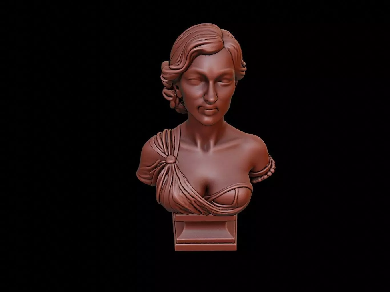 Hera Bust 3D print model_0