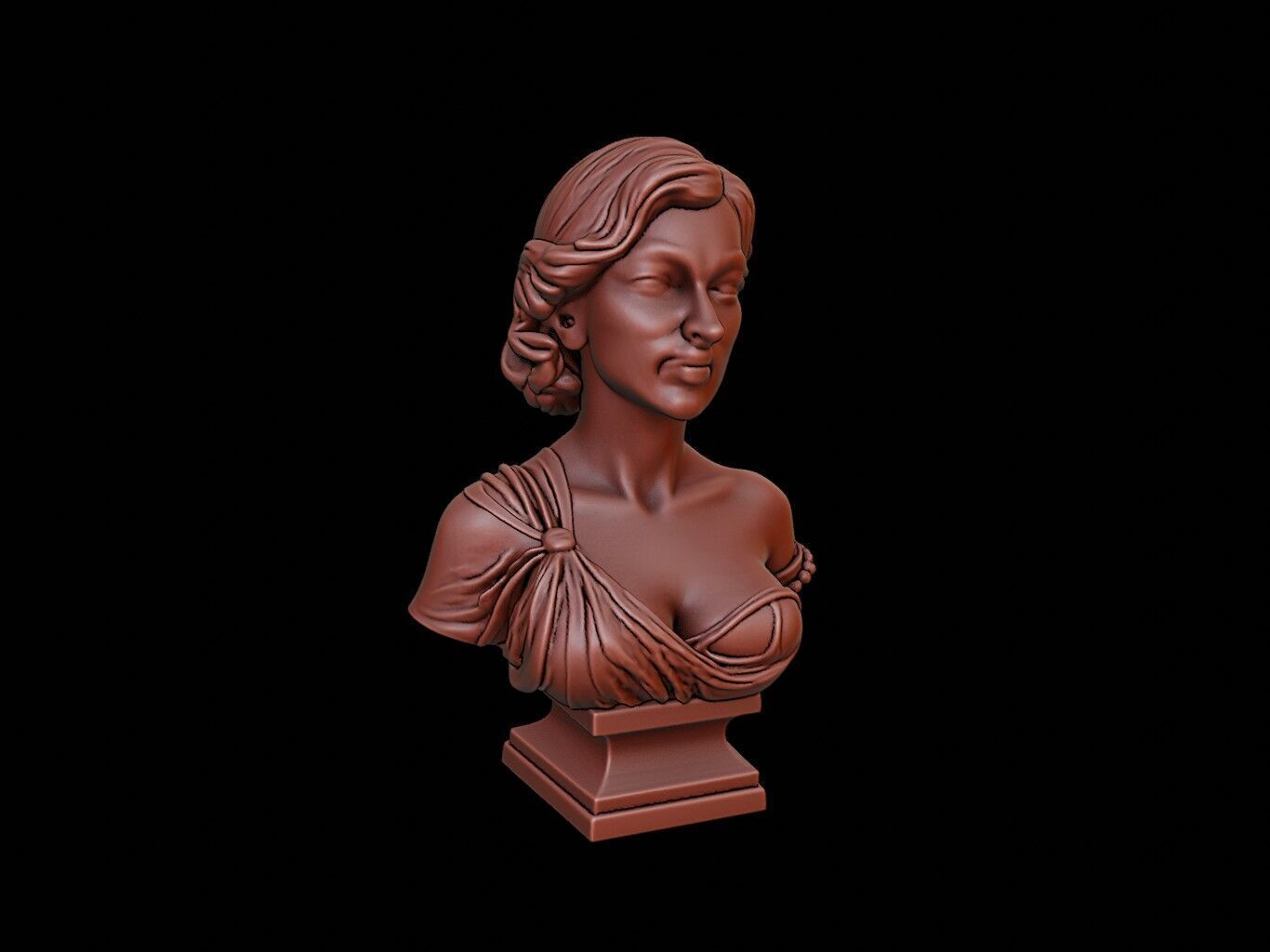 Hera Bust 3D print model_1