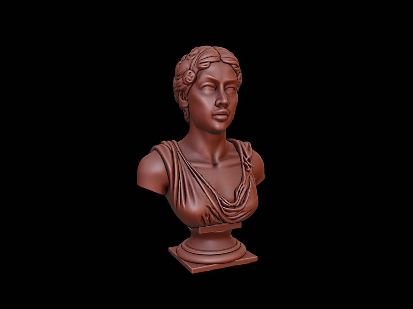 Hera Bust 3D print model_1