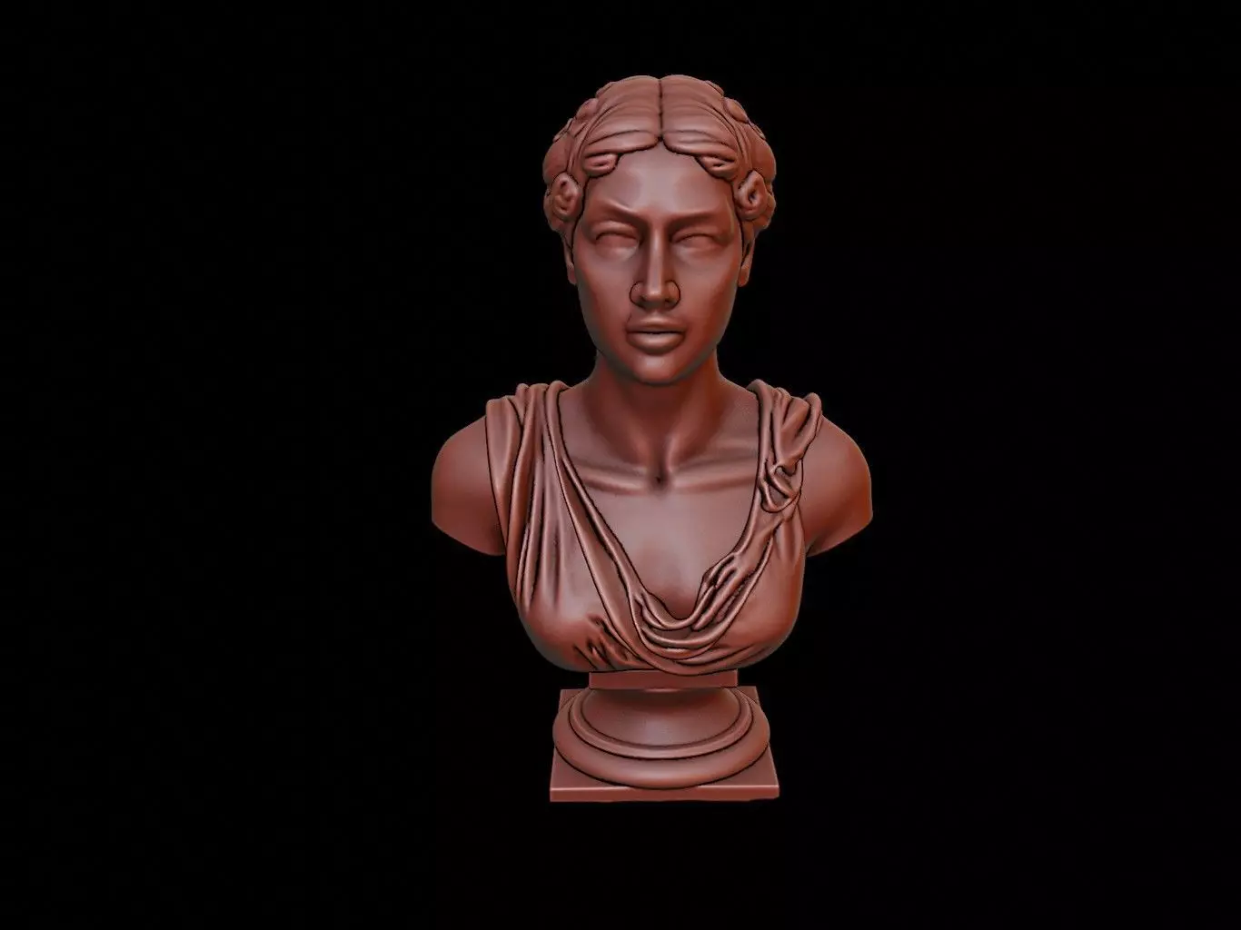 Hera Bust 3D print model_0