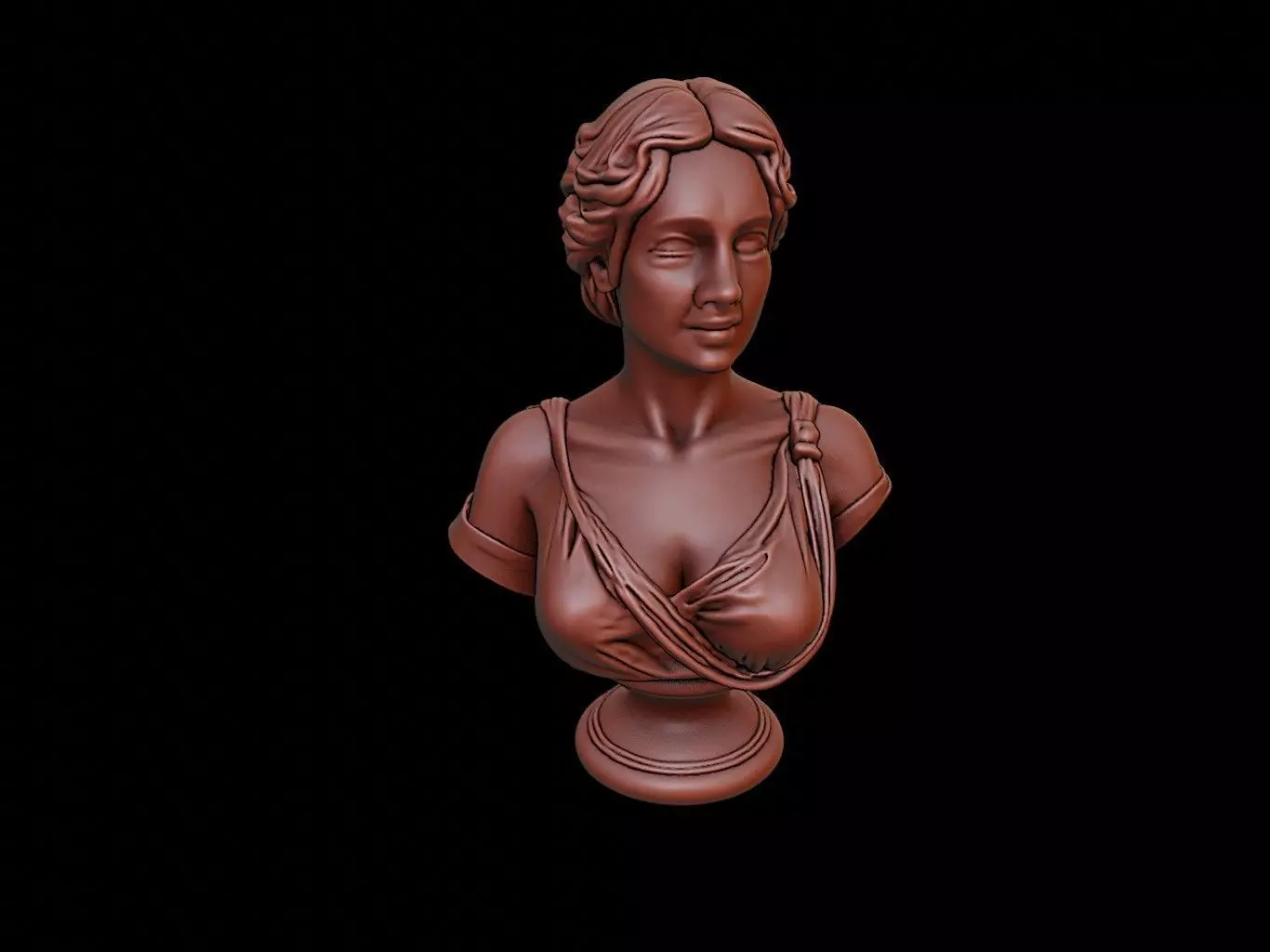 Hermes Bust 3D print model_0