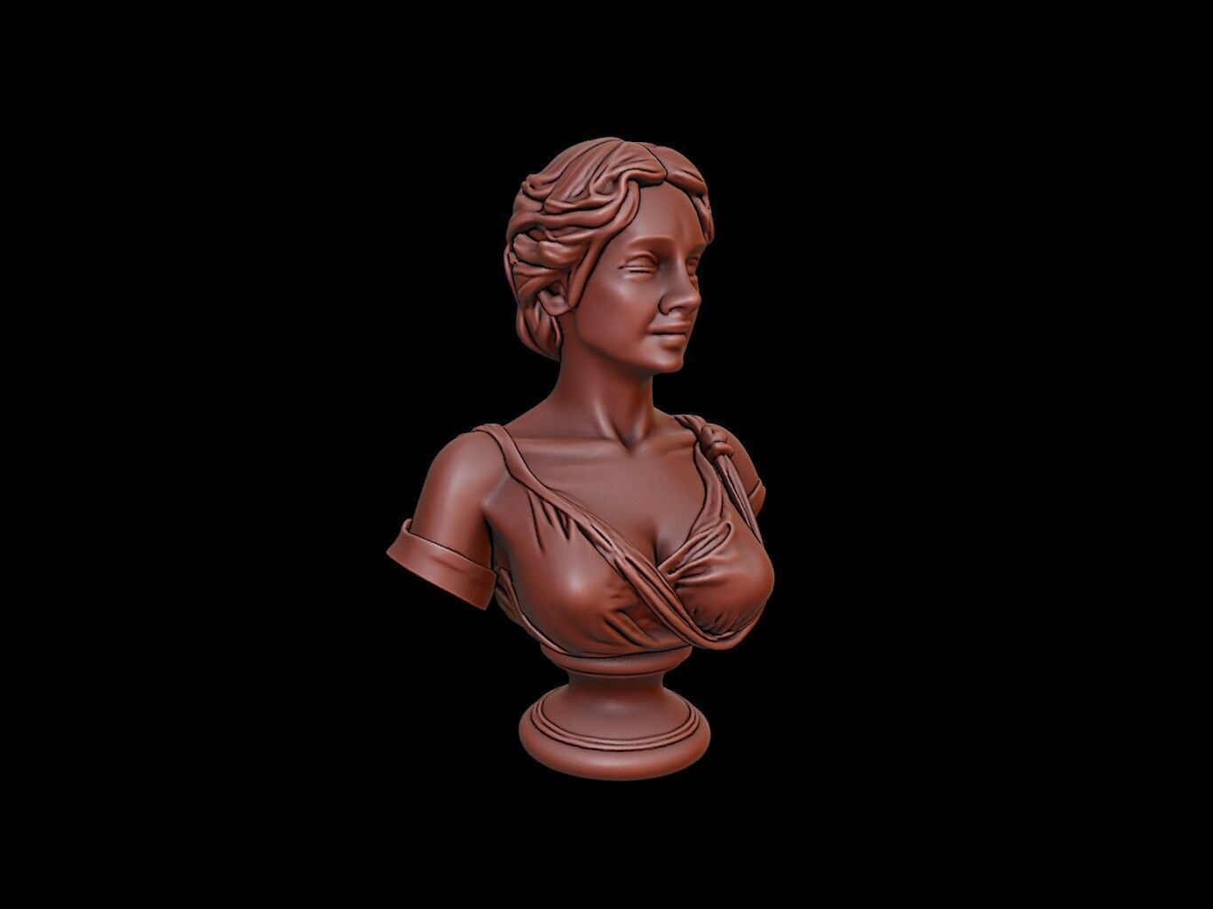 Hermes Bust 3D print model_1