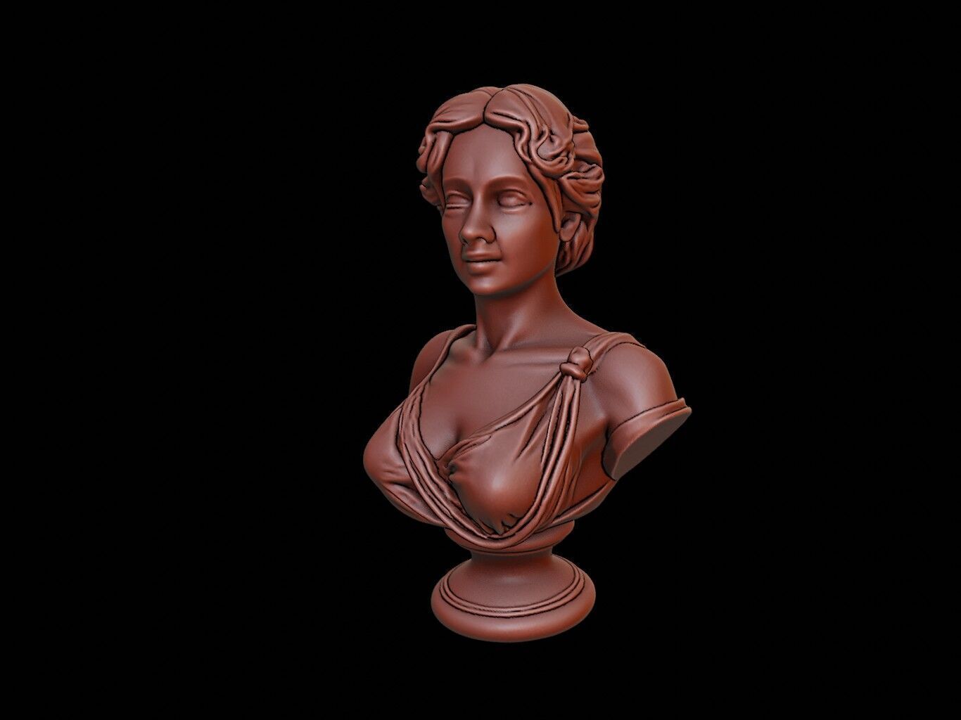 Hermes Bust 3D print model_2